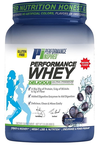 - Performance Inspired Nutrition WHEY Protein  Blueberry  - 2 Lb (Whey Isolate/Concentrate blend)