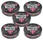Bucked Up PWR Buck Energy Pouches  Watermelon - 5 Tins/100 Servings Total