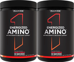 Rule 1 Energized Amino Fruit Punch - 60 Servings (2 x 30 Serving Bottles) TWINPACK