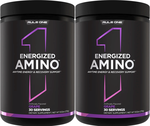 Rule 1 Energized Amino Grape - 60 Servings (2 x 30 Serving Bottles) TWINPACK