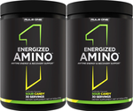 Rule 1 Energized Amino Sour Candy - 60 Servings (2 x 30 Serving Bottles) TWINPACK