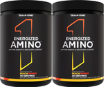 Rule 1 Energized Amino Peach Mango - 60 Servings (2 x 30 Serving Bottles) TWINPACK