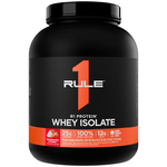 Rule 1 R1 Protein Whey Isolate Strawberries & Creme - 5 Lb (76 Servings)