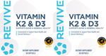 Revive Vitamin K2 + D3 - 2 x 60 Softgels TWINPACK