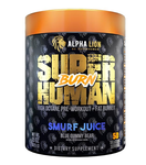Alpha Lion SuperHuman BURN - 2 in 1 Fat Burning Pre Workout Smurf Juice - 50 Scoops