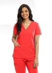 3pkt V-Nk Laced Sleeve Top