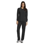 4 Pocket Jewel Neck Warm Up Jacket - Barco One