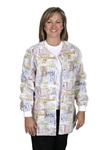 Angel Stat Bunnies And Bears Snap Front Warm-up Jacket