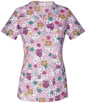 Cherokee Code Happy CH604X5A V-Neck Scrub Top