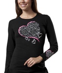 Cherokee Healing Heart Long Sleeve Knit Tee