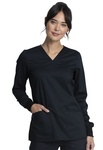 Cherokee Long Sleeve V-Neck Top