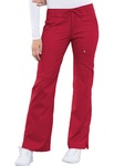 Cherokee Low Rise Flare Leg Drawstring Cargo Pant
