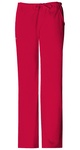 Cherokee Luxe Women's Low Rise Straight Leg Scrub Pants 1066