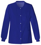 Cherokee Luxe Women's Snap Front Warm-Up Scrub Jacket 1330