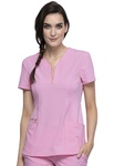 Cherokee Statement Limited Edition Y-Neck Scrub Top-CK876