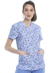 Cherokee Unisex V-Neck Top CK691