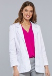 Cherokee Women's 30" White Lab Coat With Knit Cuffs 1302