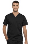 Cherokee WorkWear Unisex Pocketless V-Neck Top