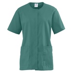 Comfortease Snap Front Tunic Scrub Top