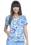 EL760 Shaped V-Neck Top