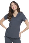 Faux Twist V-Neck Top