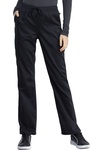 WW041AB Mid Rise Straight Leg Drawstring Pant