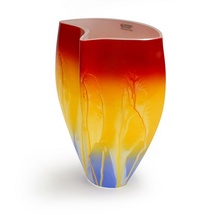 Glass&#x20;Vase&#x20;-&#x20;1950&#x20;Retro&#x20;Series,&#x20;9&#x20;inches&#x20;Tall