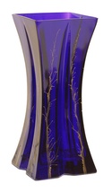 Glass&#x20;Vase&#x20;-&#x20;Indigo&#x20;Series,&#x20;10&#x20;inches&#x20;Tall