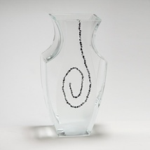 Glass&#x20;Vase&#x20;-&#x20;Oxide&#x20;Precious&#x20;Stone&#x20;Series,&#x20;11&#x20;inches&#x20;Tall