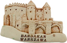 Handcrafted&#x20;Marble&#x20;Magnet&#x20;-&#x20;Warsaw&#x27;s&#x20;Barbican&#x20;-&#x20;Natural