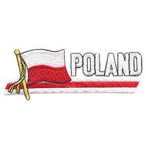 Iron-On&#x20;Patch&#x20;-&#x20;POLAND&#x20;Flag