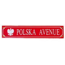 Metal&#x20;Sign&#x20;-&#x20;POLSKA&#x20;Avenue