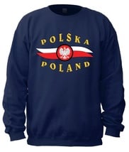 POLSKA-POLAND&#x20;-&#x20;Adult&#x20;Crew&#x20;Neck&#x20;Sweatshirt