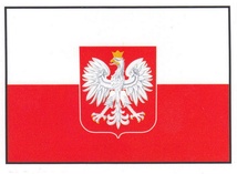 Sticker&#x20;-&#x20;Polish&#x20;Flag&#x20;with&#x20;Eagle&#x20;Crest