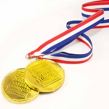Custom Chocolate Medallion with Ribbon