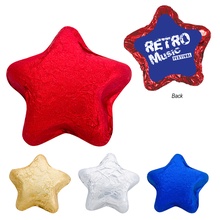 Foil Wrapped Chocolate Stars with Custom Label