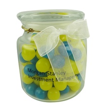 Glass Jar Filled with Sour Balls