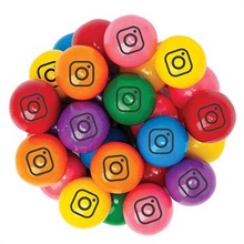Imprinted Large Gumballs (Unwrapped)