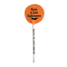 Have A Safe Halloween Lollipops