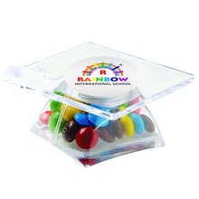 Mini M&M's® in Graduation Cap Container