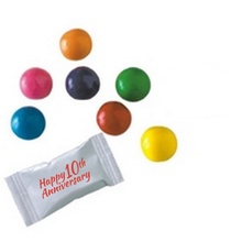 Individually Wrapped Rainbow Gum Balls