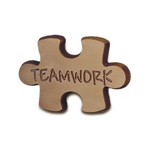 Teamwork Chocolate Puzzle Piece