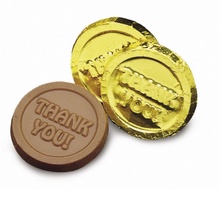 Thank You Chocolate Gold Coins