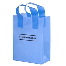 Color Frosted 10 x 5 x 13 Promotional Shopper Bags
