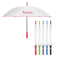 46" Arc White Umbrella