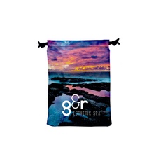 9" x 12" Full Color Canvas Drawstring Bags
