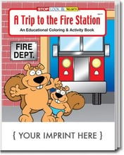 A Trip To The Fire Station Coloring & Activities Book