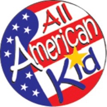 All American Kid Stickers