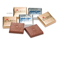 Custom Wrapped Belgian Chocolate Squares