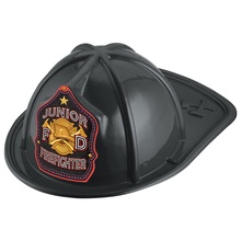 Black Junior FD Firefighter Hats